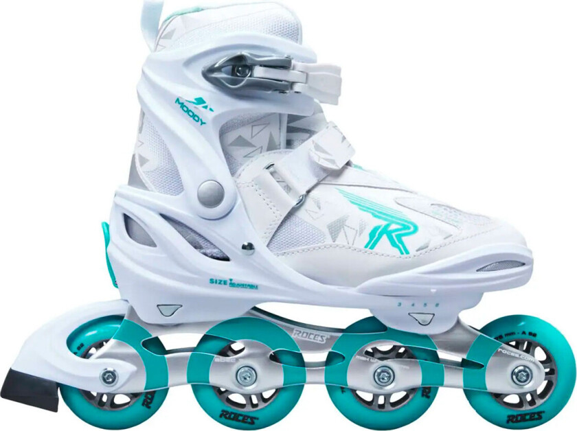 Moody TIF Inliners Barn Str 36-40 - Hvit/blå