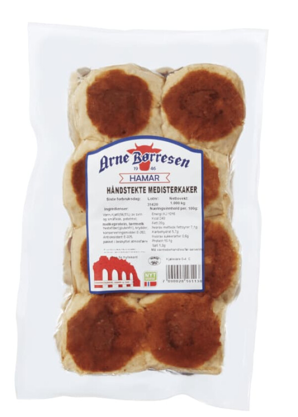 Arne Børresen Medisterkaker 1kg