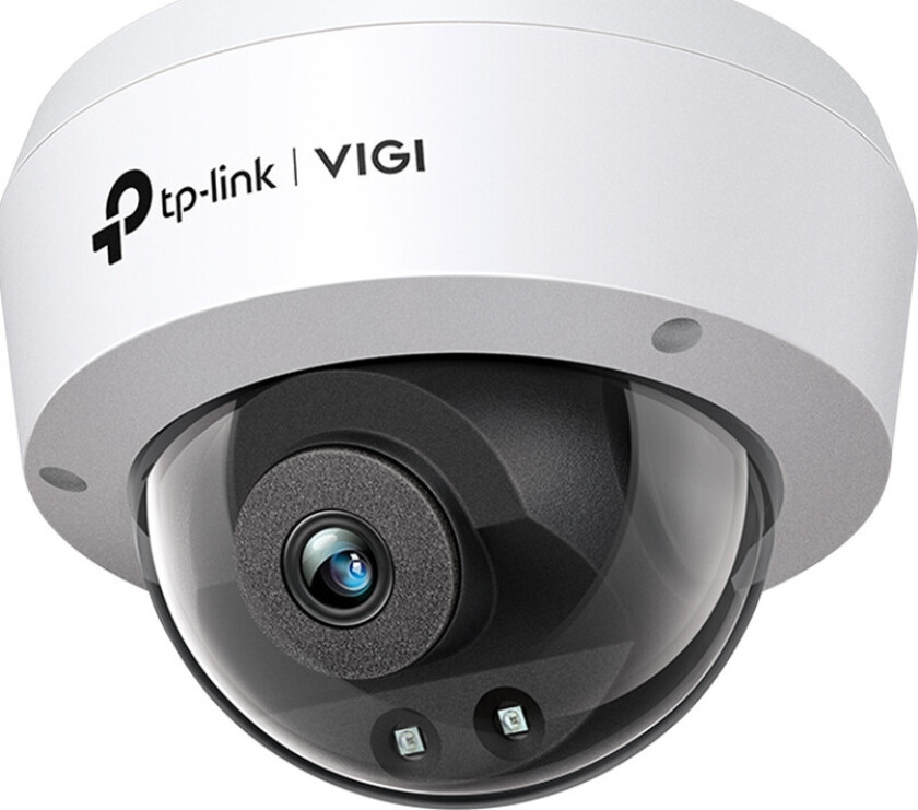 TPLink VIGI C240I Dome IP-overvåkingskamera - 4MP, 2560x1440, 30 fps - 4mm