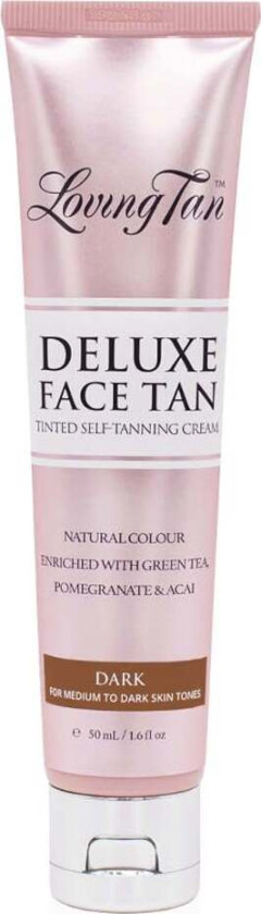 Deluxe Face Tan Dark, 50 ml  Selvbruning