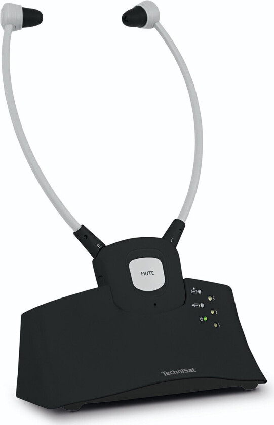 Technisat Stereoman ISI 3 trådløse hodetelefoner for TV (2,4 GHz) Svart