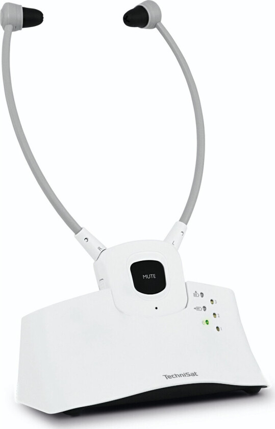 Technisat Stereoman ISI 3 trådløse hodetelefoner for TV (2,4 GHz) Hvit
