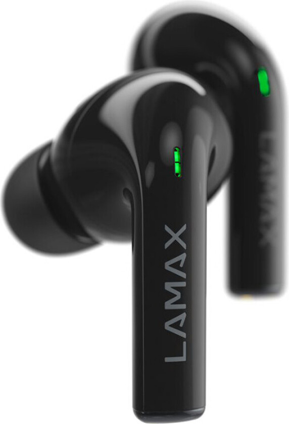 Lamax Clips1 ørepropper - USB-C, Bluetooth 5.1 (40 timer) berøringskontroll - hvit