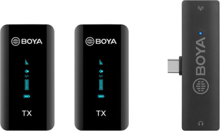 Boya By-xm6-s6 Trådløst Mikrofonsystem For Usb-c