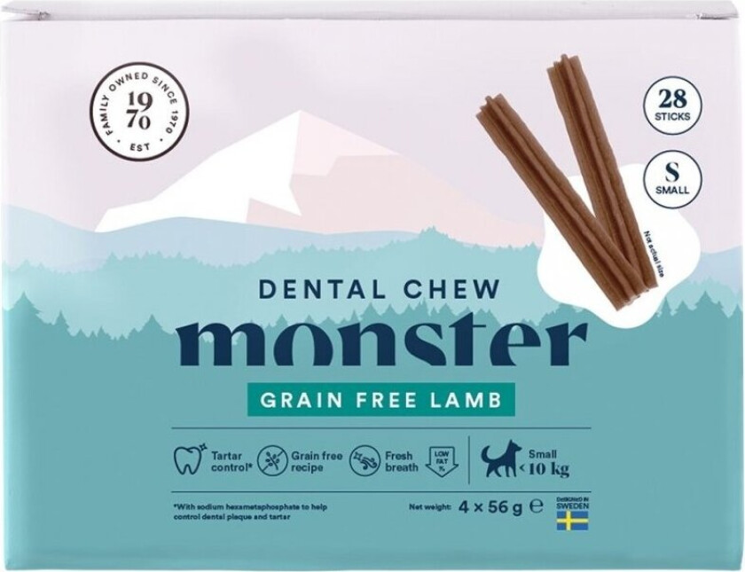 Monster Dog Dental Chew Lamb Small (28pcs)