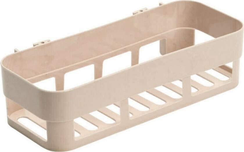 Enkelt sammensatt bad/dusjhylle, beige