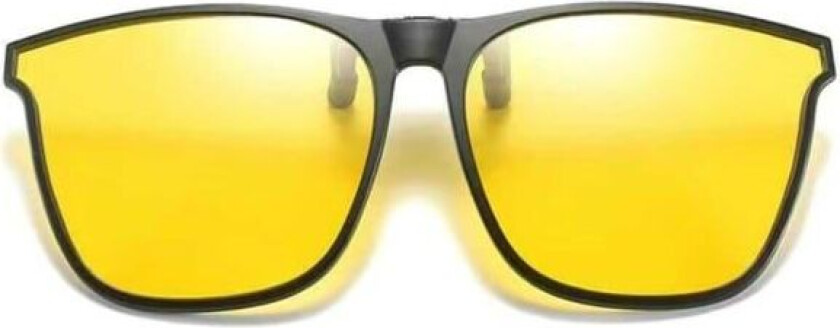 Klipp -på solbriller - festet til eksisterende briller - NightVision Yellow