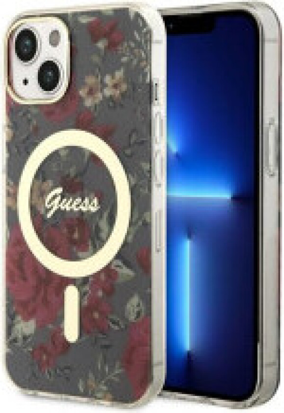 Guess Flower MagSafe - Deksel til iPhone 14