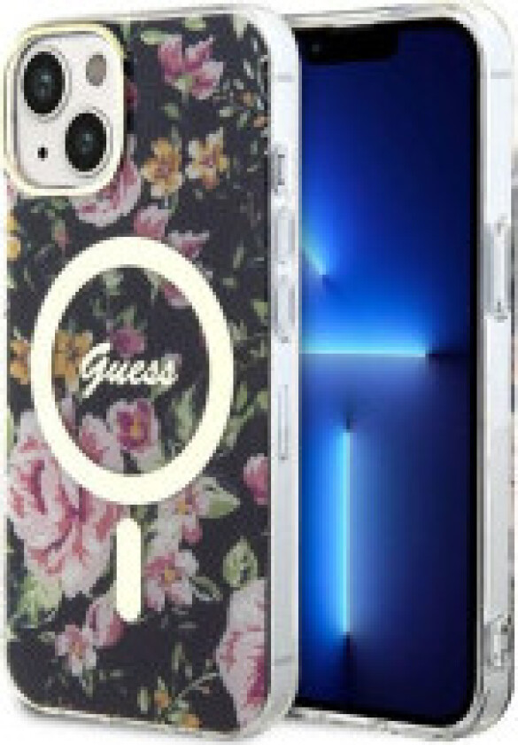 Guess Flower MagSafe - Deksel til iPhone 14 Plus