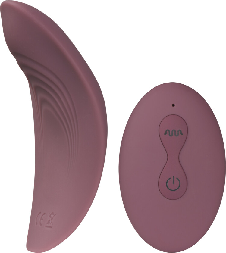 Slim Panty Vibrator Oppladbar med Fjernkontroll   - Lilla