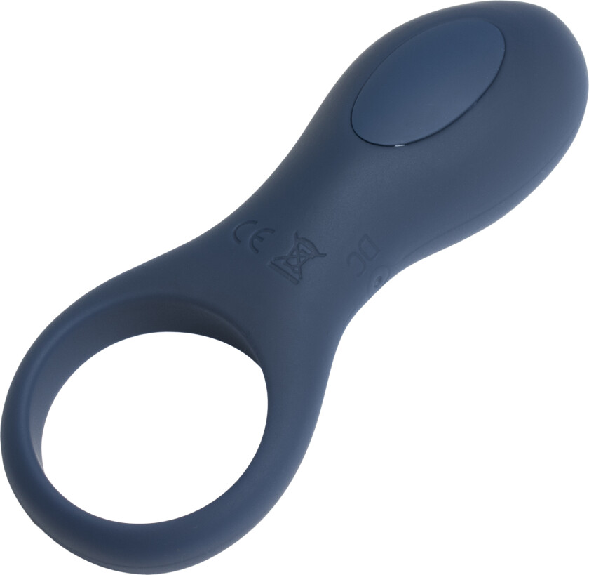 Love Ring Oppladbar Vibrerende Penisring - Mørke blå