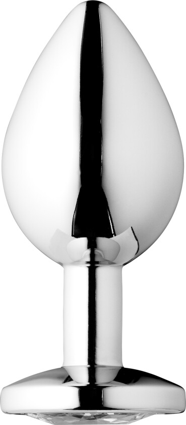 Jewel Metal Buttplugg Medium - Klar