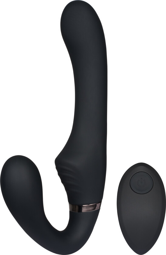 Couples Strap-on Dildo med Fjernkontroll 21,2 cm