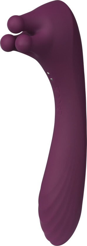 Dildo og Pirrende Klitorisvibrator     - Lilla