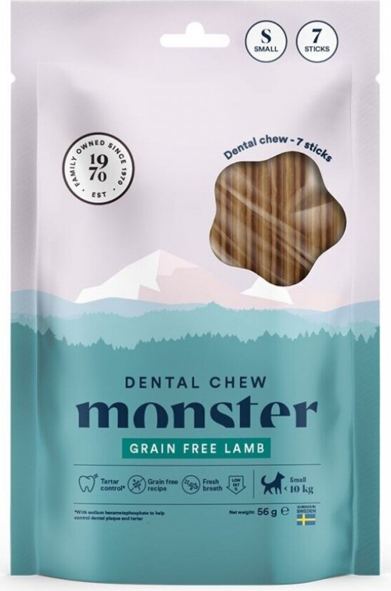 Monster Dog Dental Chew Lamb Small (7pcs)