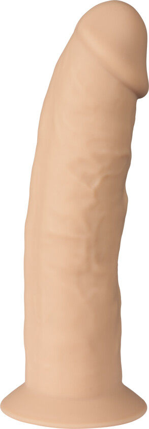 Realistisk Silexpan® Dildo med Sugekopp 15,4 cm - Beige