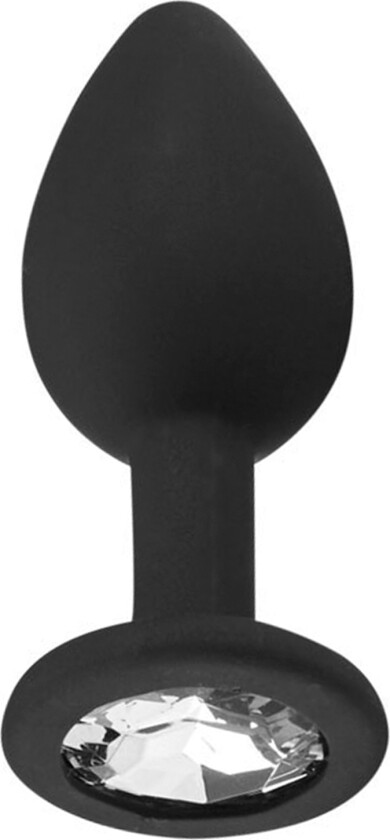 Jewel Silikon Butt Plug Small    - Svart