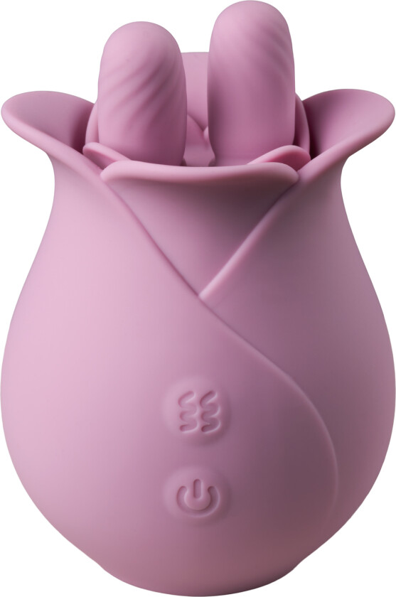 Two Fingers Rose Klitorisvibrator     - Lilla