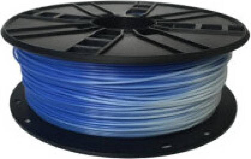 Gembird ABS filament blå til hvit 1,75 mm 3DP-ABS1,75-01-BW