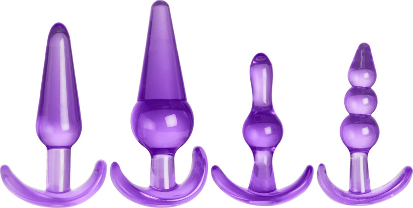 Baseks Booty Butt Plug Treningssett - Lilla