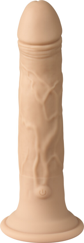 Thrusting Vibrerende Dildo 23 cm - Beige