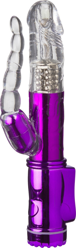 Baseks Oppladbar Anal Rabbitvibrator - Lilla