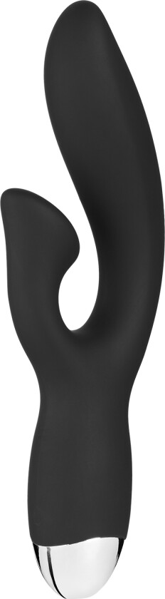 Curve Oppladbar Rabbitvibrator      - Svart