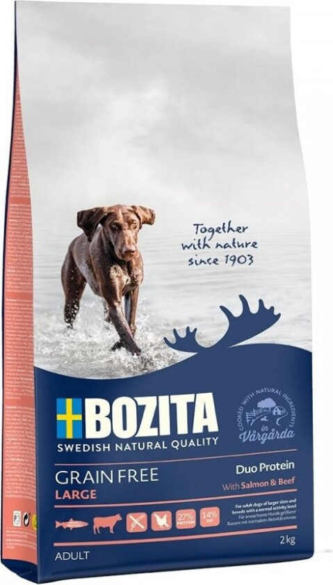 Bozita Grain Free Large Salmon & Beef (2 kg)
