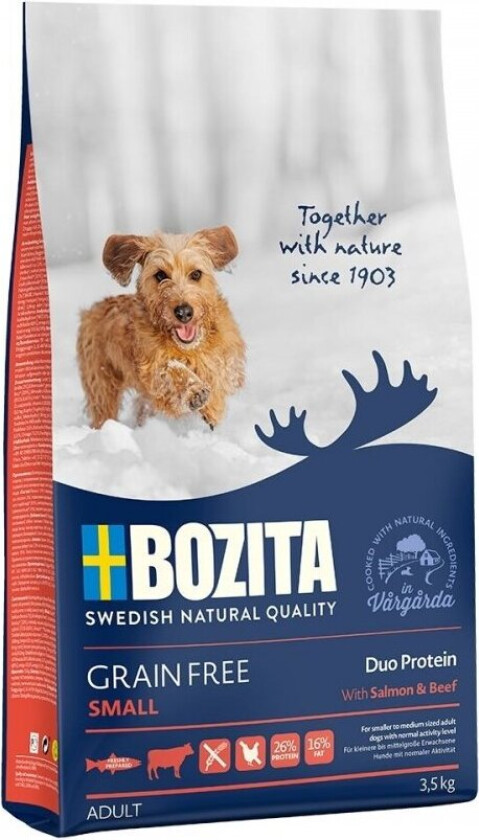 Bozita Grain Free Small Salmon & Beef (3,5 kg)