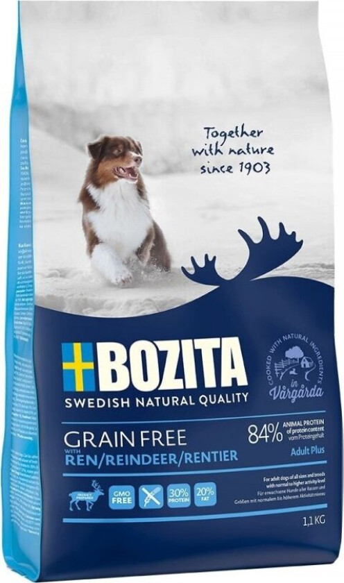 Bozita Grain Free Reindeer (1,1kg)