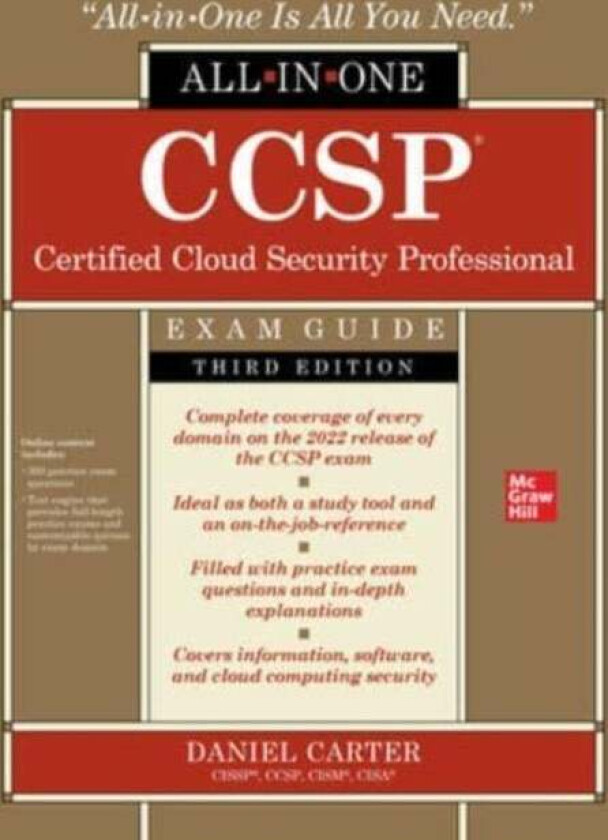 CCSP Certified Cloud Security Professional All-in-One Exam Guide, Third Edition av Daniel Carter