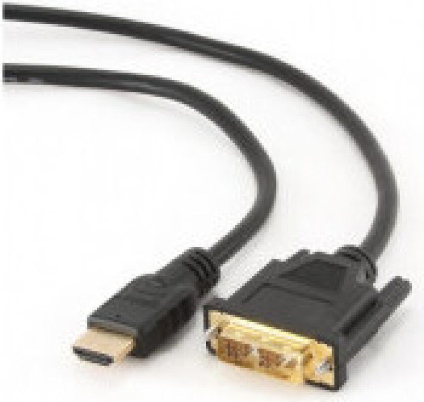 Bilde av HDMI til DVI-Kabel GEMBIRD CC-HDMI-DVI-6 1,8 m Svart