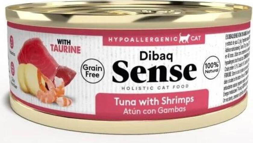 Bilde av Cat Grain Free Tuna with Shrimps Våtfôr til katt 70 g