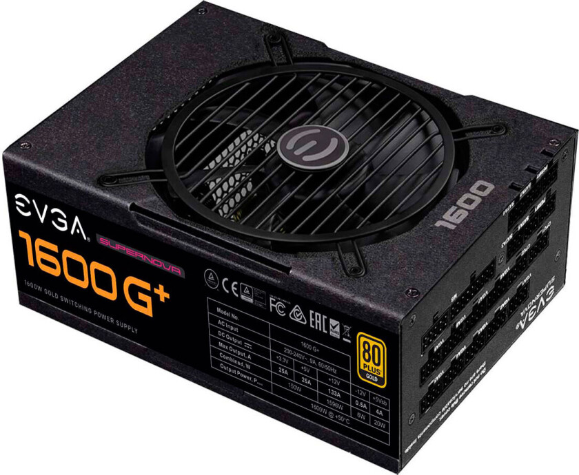 Bilde av Evga Supernova 1600 G+ 1,600w 80 Plus Gold