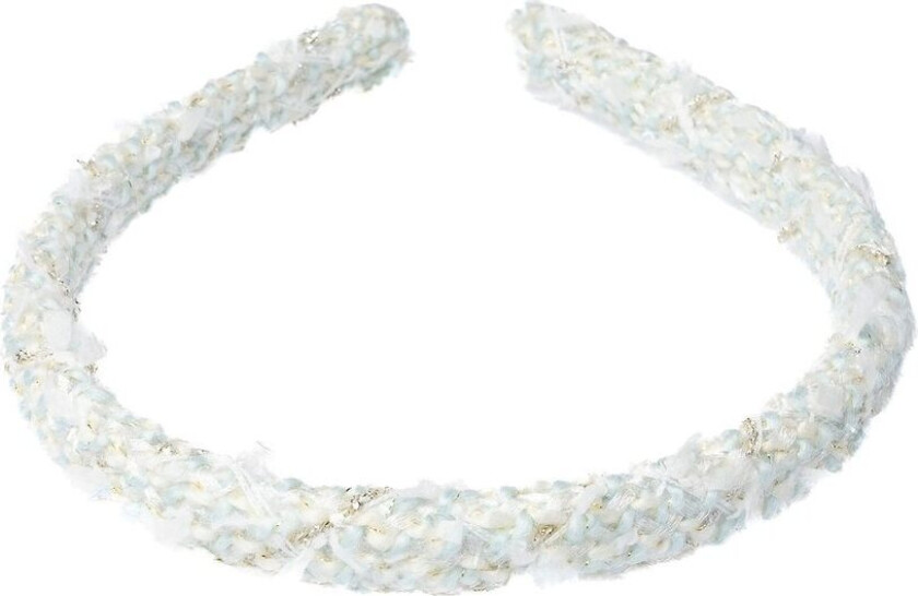 DARK Tweed Hair Band Thin Teal