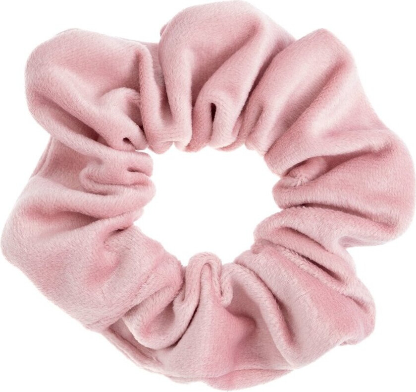 DARK Velvet Scrunchie Light Rose