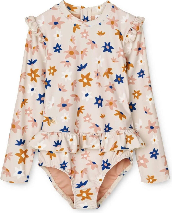 - Badedrakt Baby Uv - Sea Blue/white - Sille