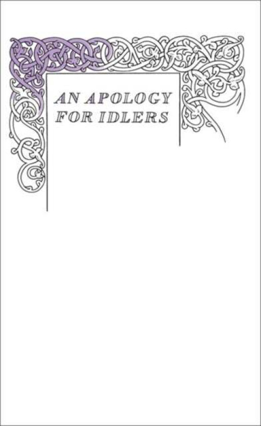 An Apology for Idlers av Robert Louis Stevenson