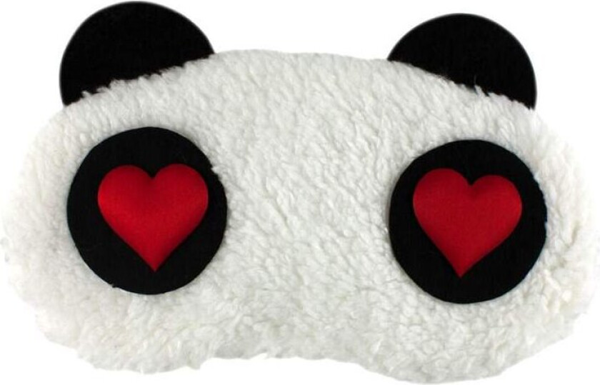 Forelsket Panda, Fluffy Sovemaske for reiser og avslapping