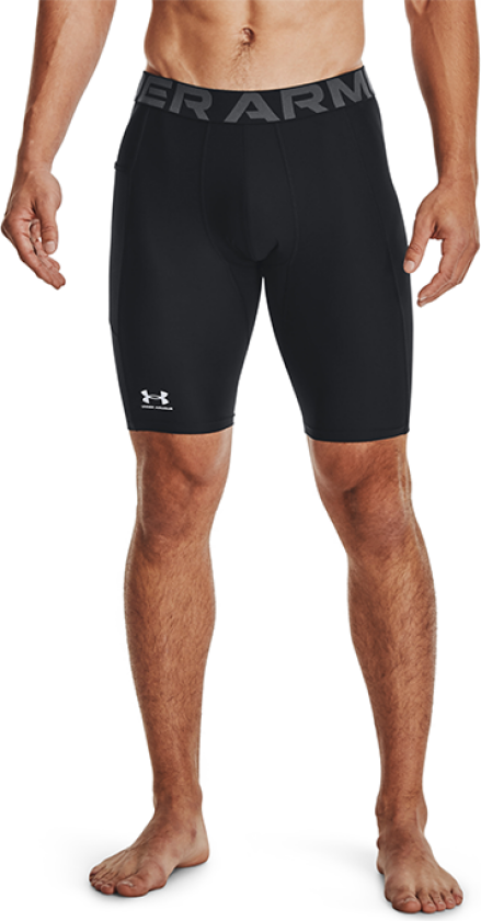 HeatGear® Armour Long Shorts, treningsshorts, herre Black /  / White