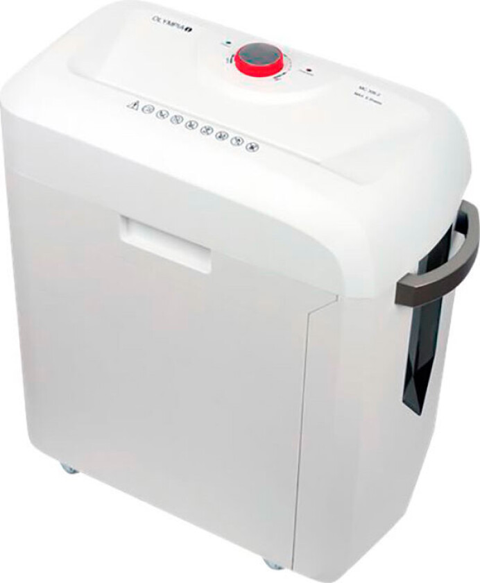 Makulator MC 306.2, Micro-cut shredding, 22 cm, 19 L, 62 dB, Knapper, 6 min.