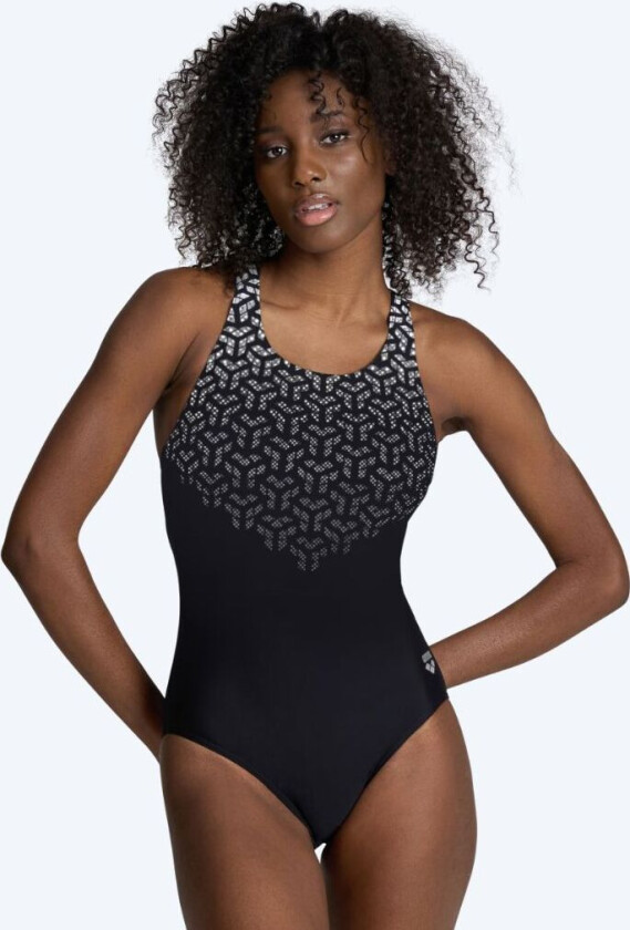 badedrakt til damer - Kikko V - Svart/hvit