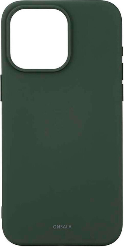 Onsala iPhone 15 Pro Max Deksel Silicone Touch MagSeries Olive Green