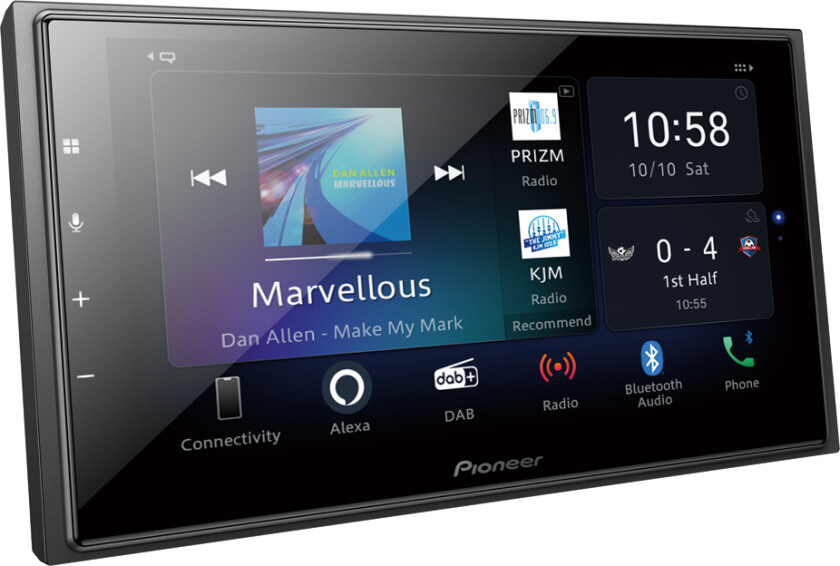 SPH-EVO64DAB bilradio med 6,8 tm berøringsskjerm (MP3/Bluetooth/USB/DAB+/RDS/FM)