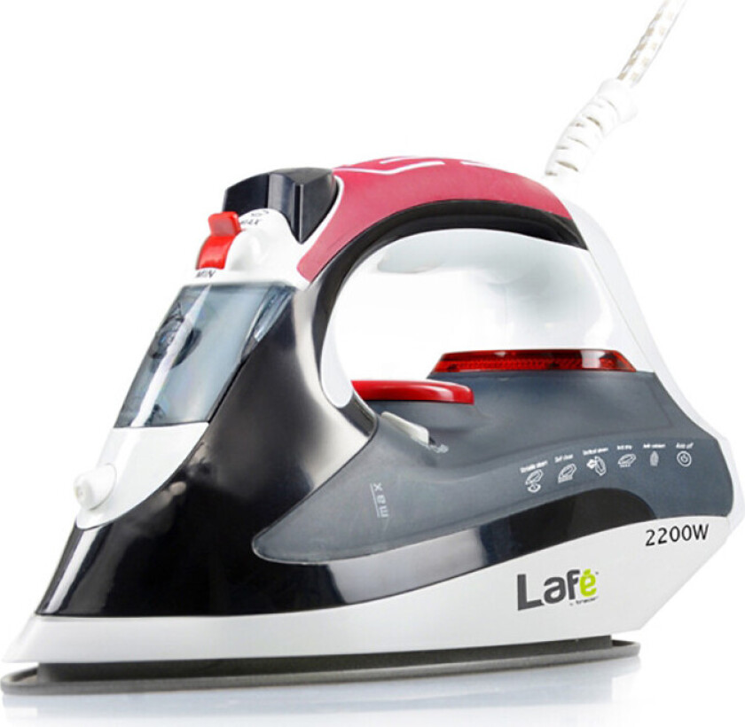 Lafe LAF02b, Dampstrykejern, Keramisk strykesåle, 3 m, Flerfarget, 2200 W, 220-240 V