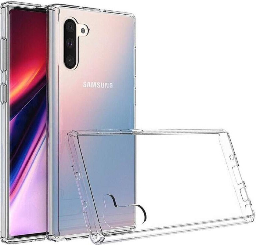 Samsung Note 10 Gjennomsiktig Deksel