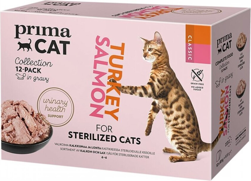 PrimaCat Classic Sterilized Gravy 12 x 85 g