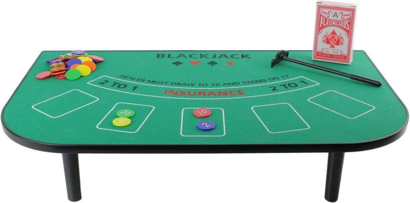 Blackjack-bord – komplett sett