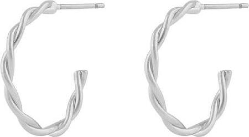 Snö Of Sweden Harper Oval Ear Plain Silver Onesize