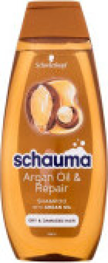 - Schauma Argan Oil & Repair Shampoo - For Women, 400 ml